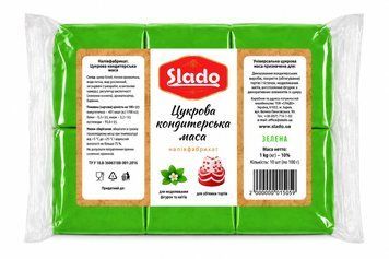 Мастика кондитерська для моделювання та декору Зелена 1кг 136 фото